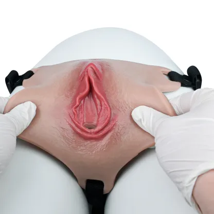 Ivy Strap-On Wearable Silicone Vagina Plate for Crossdressers