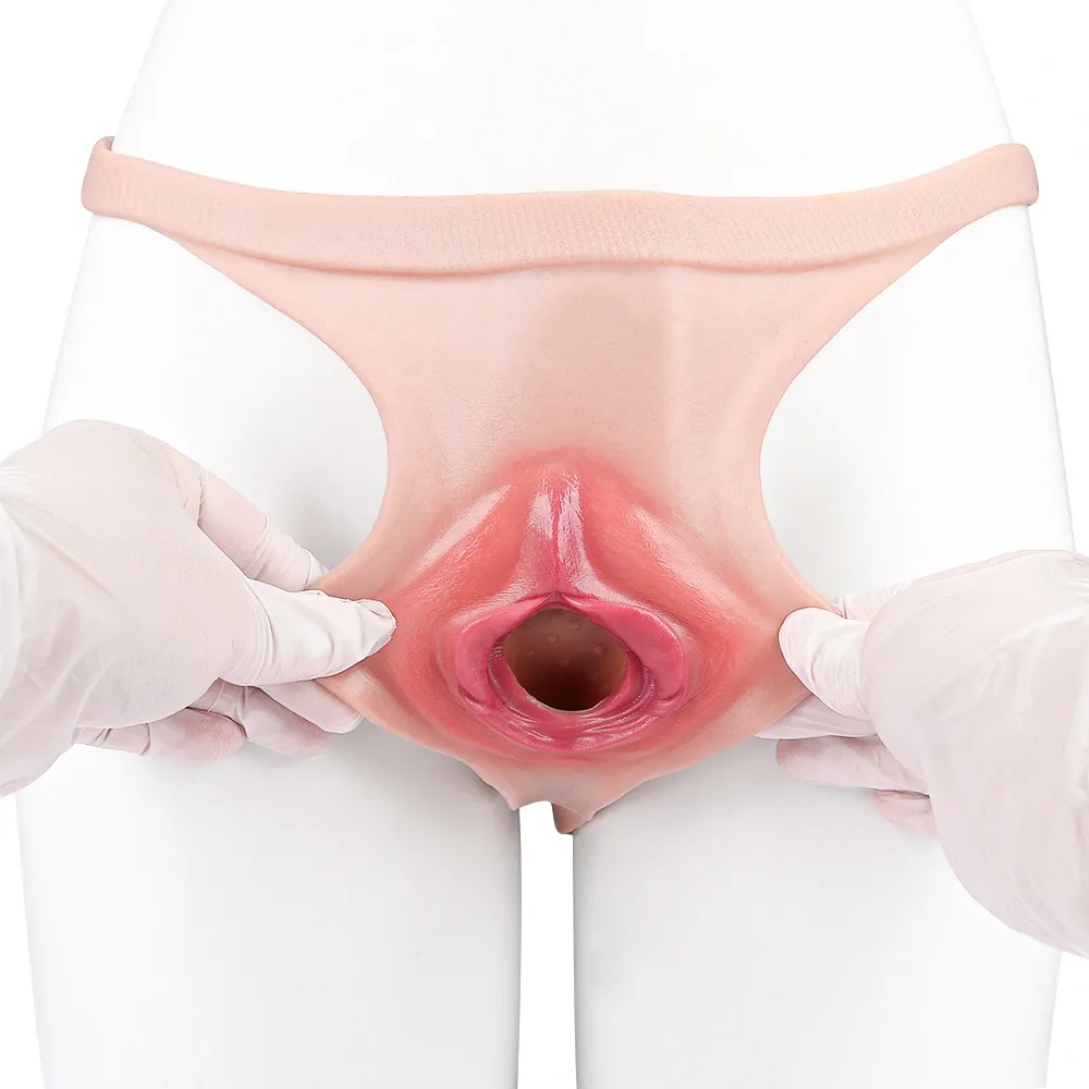 Daisy Lifelike Silicone Vagina Thong for Transgender, Skin-Friendly & Flexible