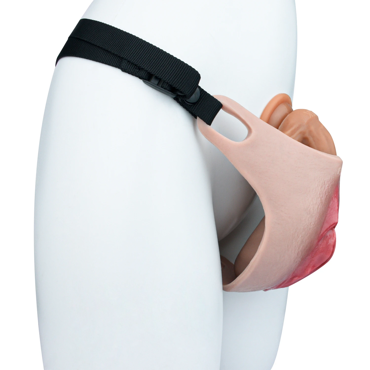 Ivy Strap-On Wearable Silicone Vagina Plate for Crossdressers