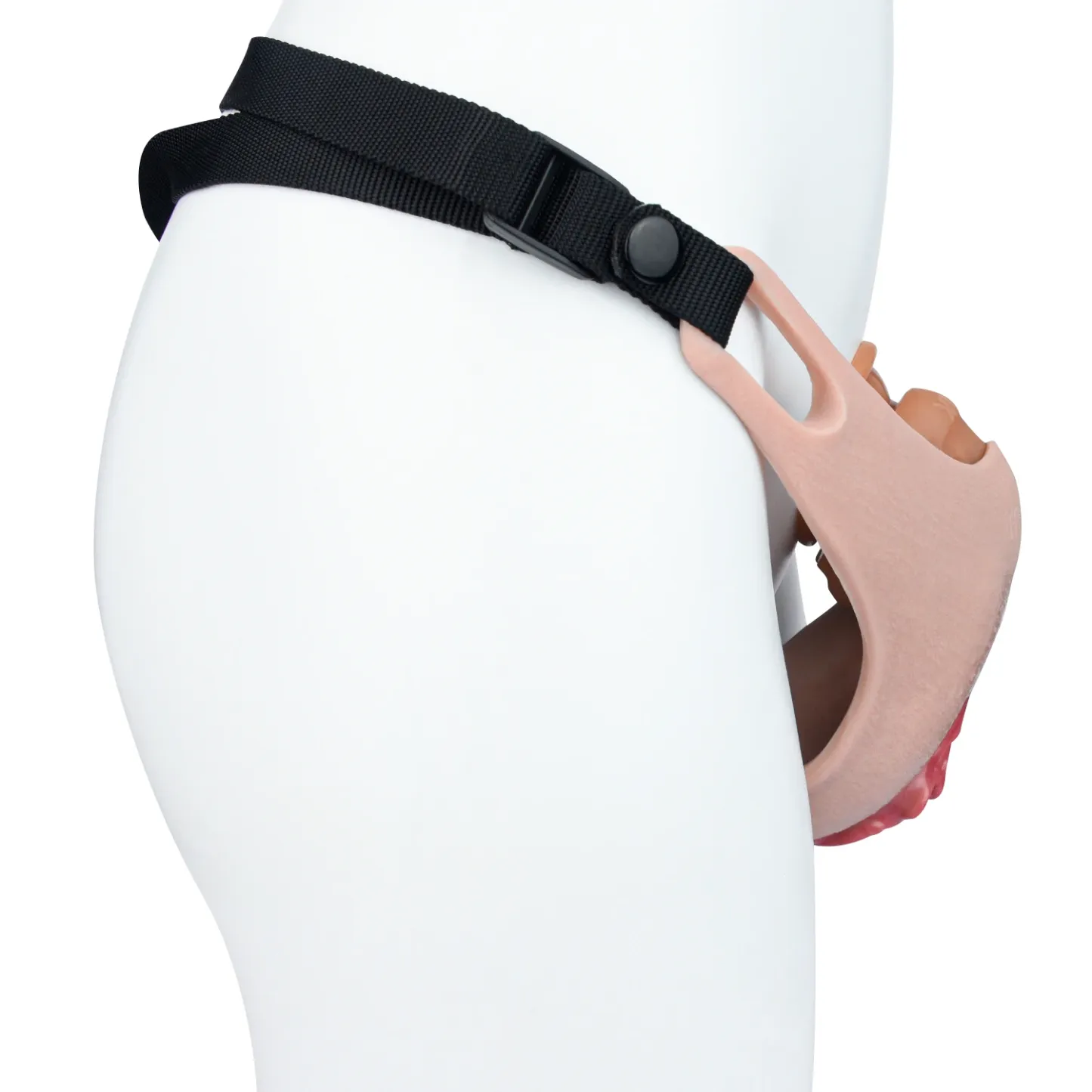 Grace Adjustable Waist Strap Silicone Realistic Vagina Pad