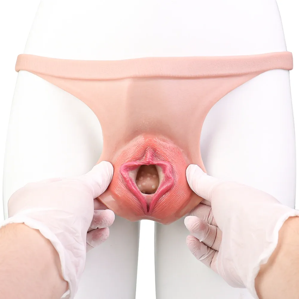 Lily Soft Silicone Realistic Vagina Panty Thong – Discreet Crossdresser Wear