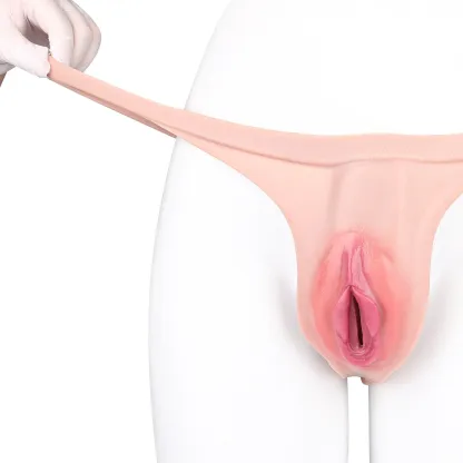 Daisy Lifelike Silicone Vagina Thong for Transgender, Skin-Friendly & Flexible