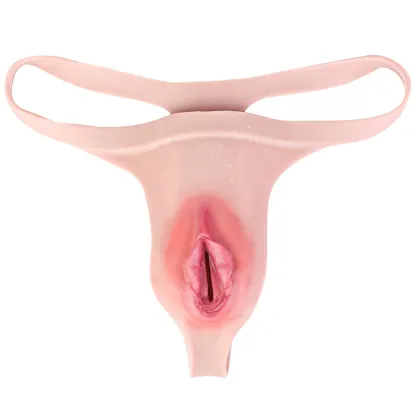 Daisy Lifelike Silicone Vagina Thong for Transgender, Skin-Friendly & Flexible