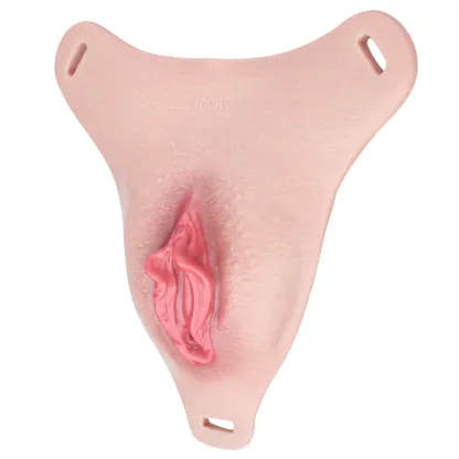 Grace Adjustable Waist Strap Silicone Realistic Vagina Pad