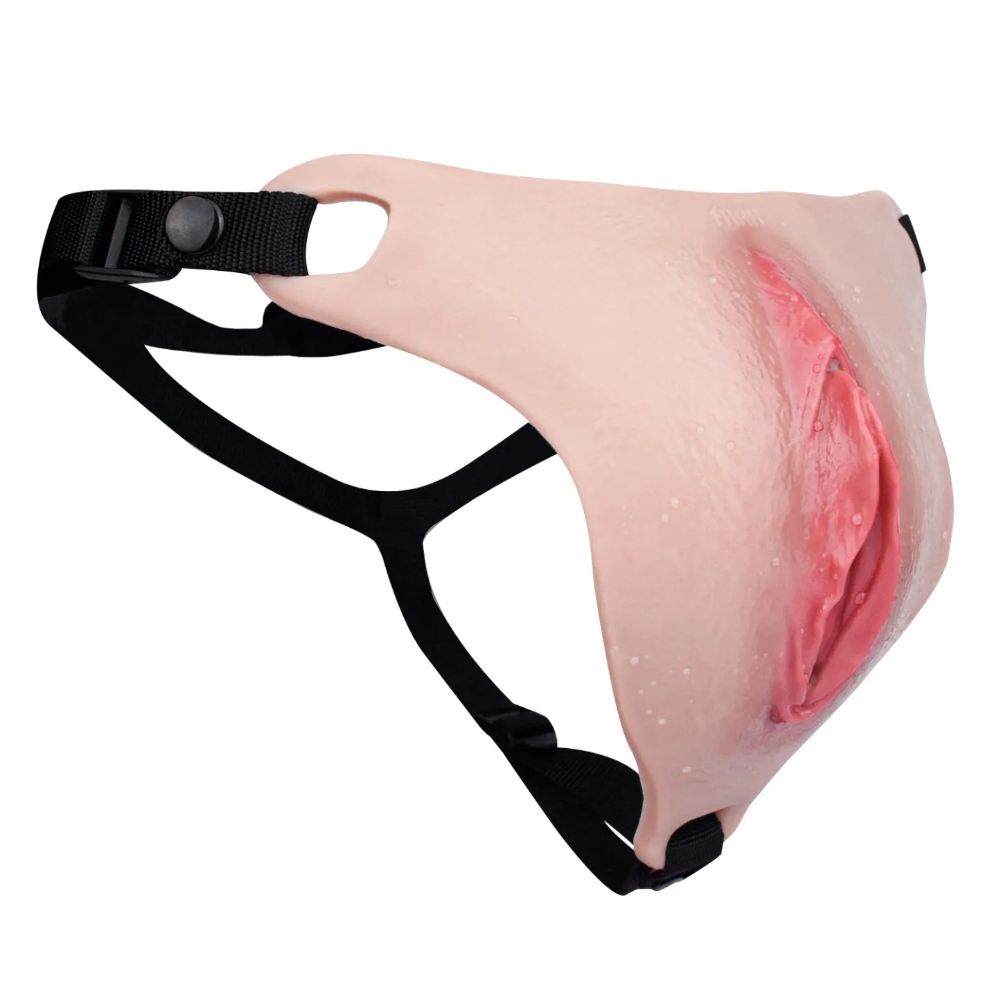 Ivy Strap-On Wearable Silicone Vagina Plate for Crossdressers