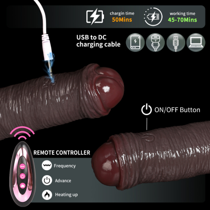 Joe 7.1“ x 1.6” Sliding Skin Vibrating Penis Extension