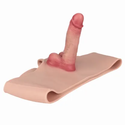 Chris Flesh-Tone Wearable Penis Sleeve - 6.8 x 1.6 Inches Comfort Fit