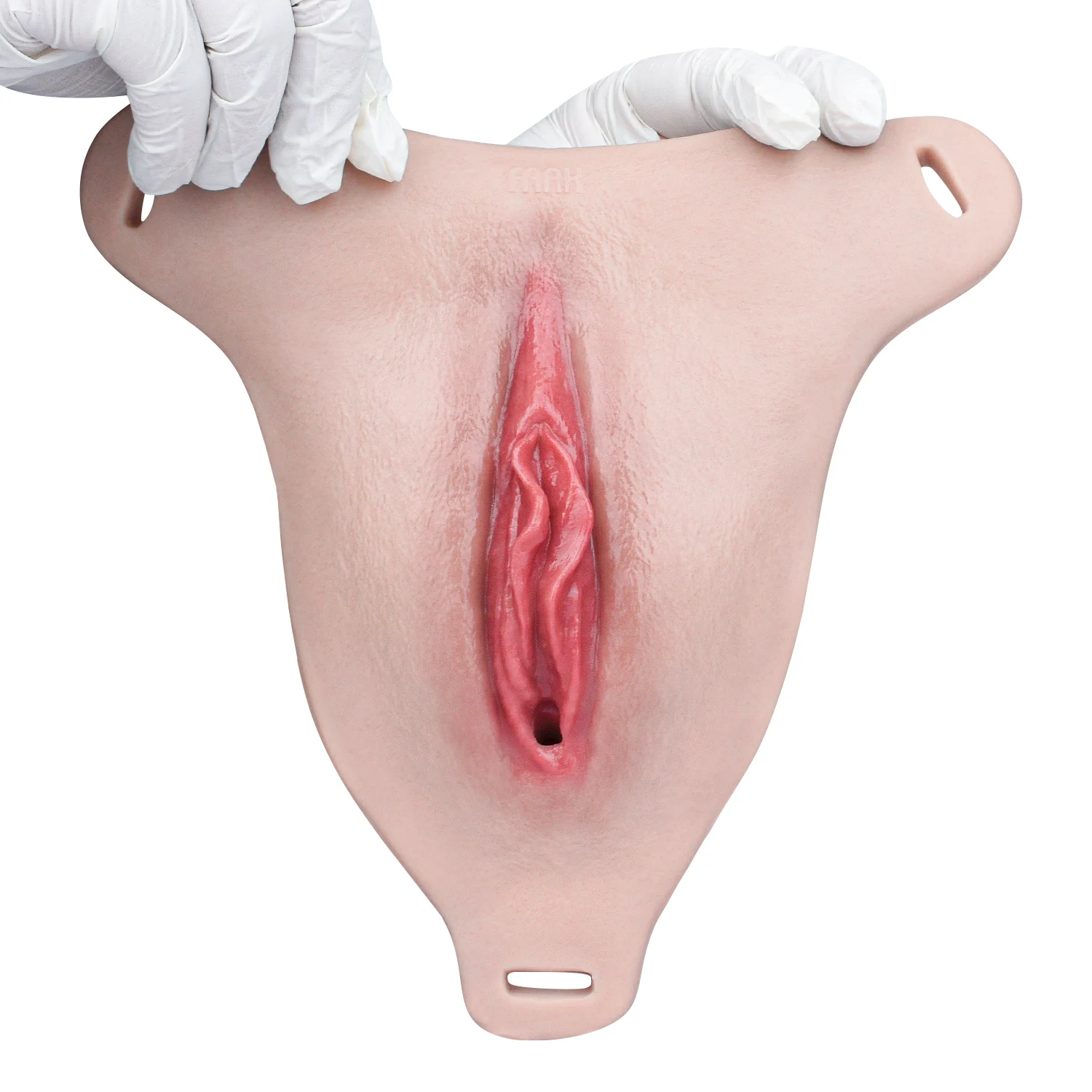High Quality Realistic Silicone Vagina Pad with Adjustable Straps