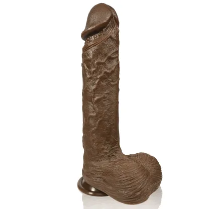 Garry 10 inch Huge Black Realistic Vibrating Dildo 