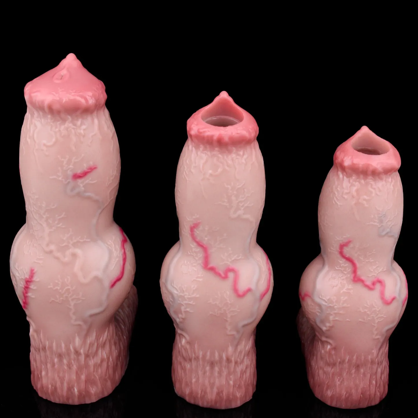 Kai Realistic Dog Penis Sleeve for Men, 3 Sizes, Platinum Silicone, Enhancing & Delay Ejaculation