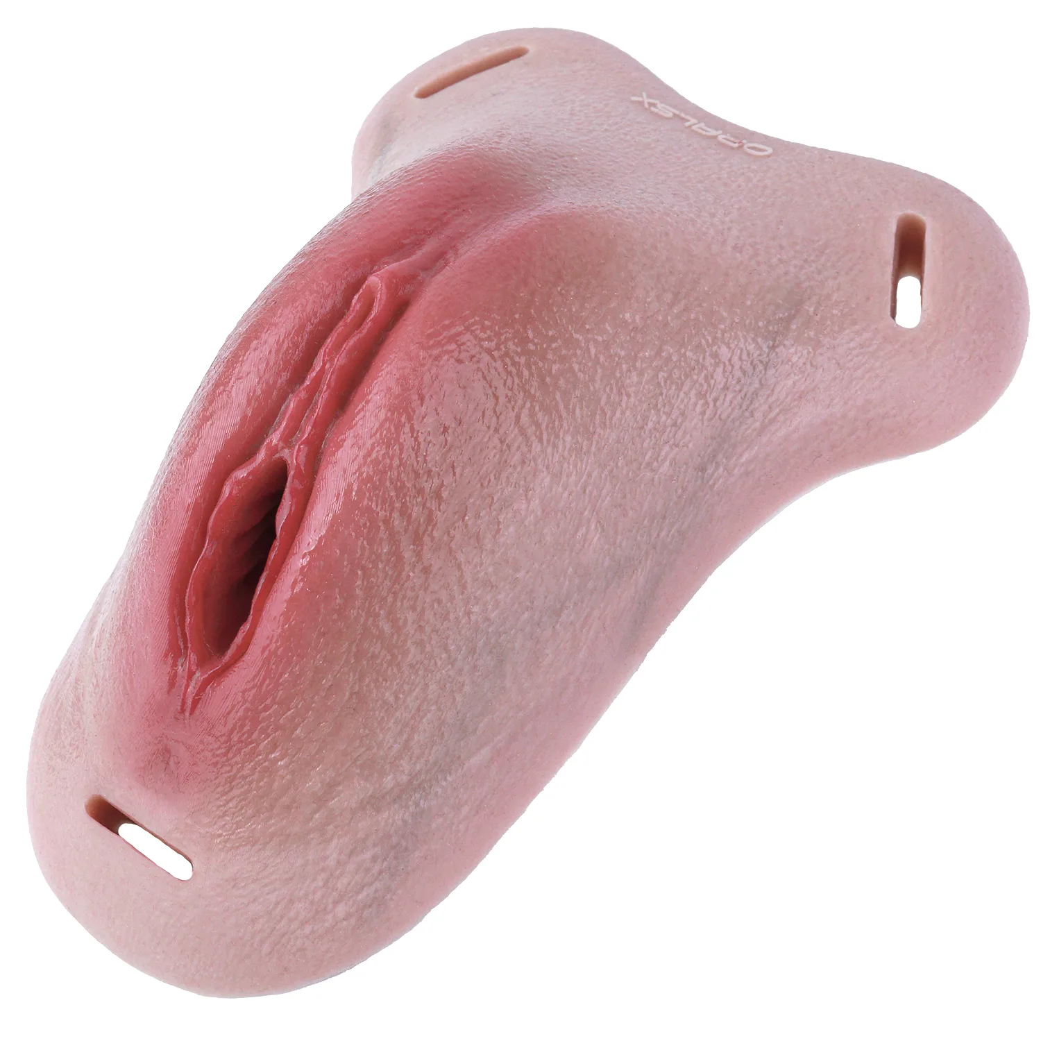 Mia Leather Wearable Realistic Vagina Pants for Crossdresser, Soft Silicone Fake Vagina with Textured Interior