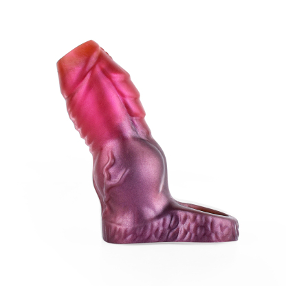 Axe Fantasy Red Monster Penis Girth Sleeve in 3 Size