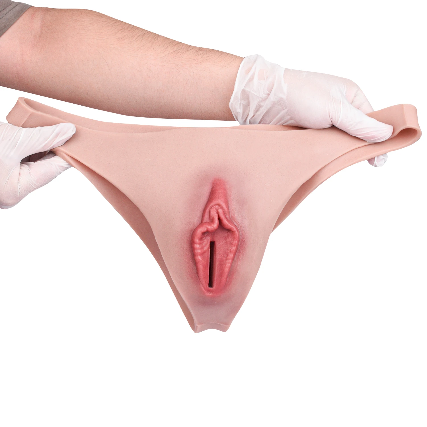 Chloe Soft Crossdresser Panties, Invisible Realistic Vagina Pants for Daily Transgender Wear