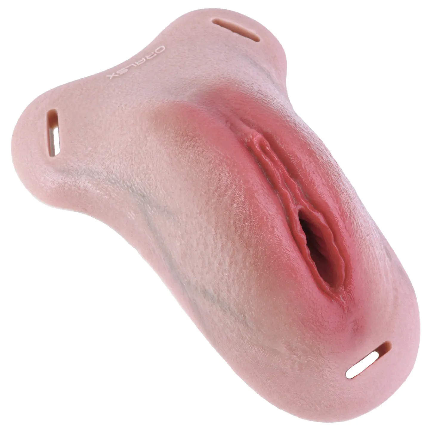 Mia Leather Wearable Realistic Vagina Pants for Crossdresser, Soft Silicone Fake Vagina with Textured Interior