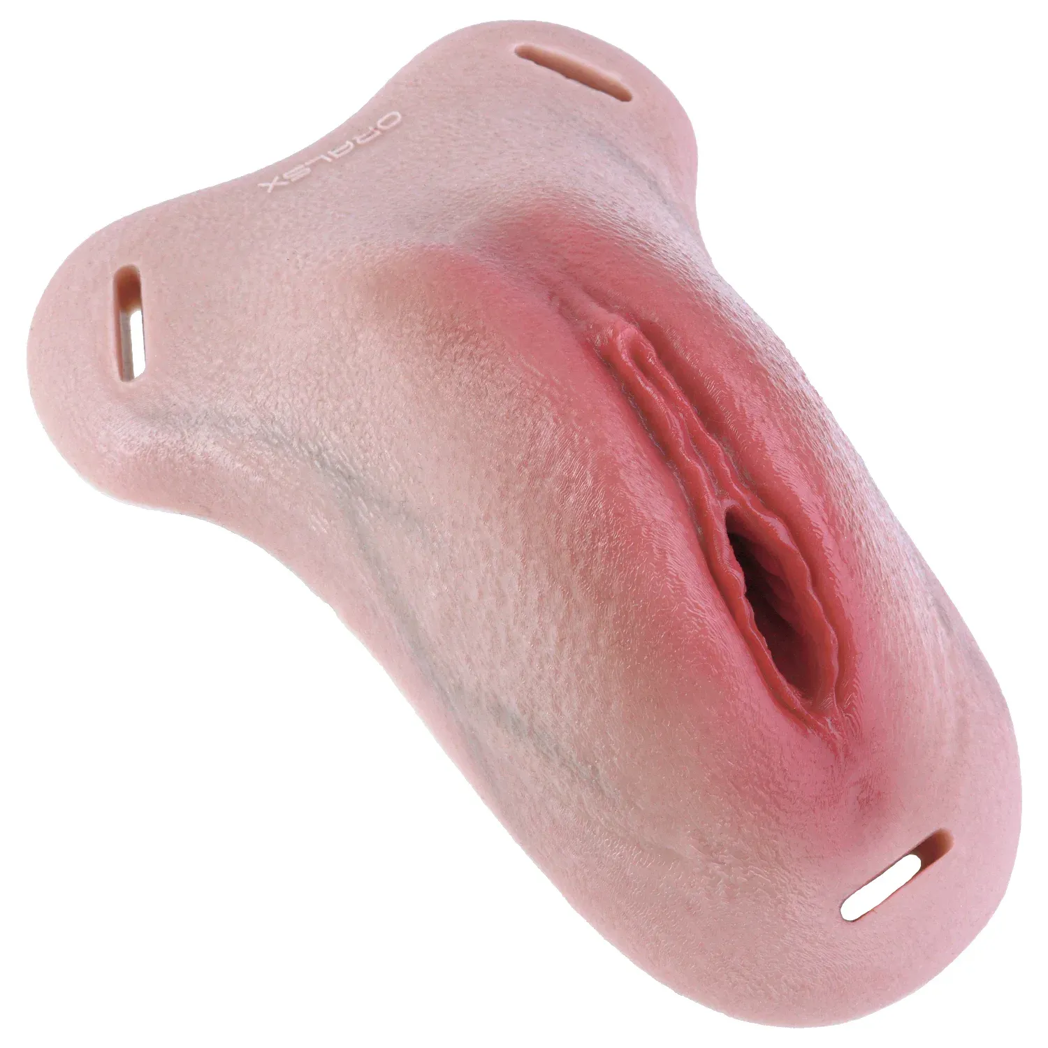 Mia Leather Wearable Realistic Vagina Pants for Crossdresser, Soft Silicone Fake Vagina with Textured Interior