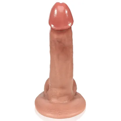 Hugo 6.9" x 1.5" Flesh Realistic Dildo With Sliding Skin