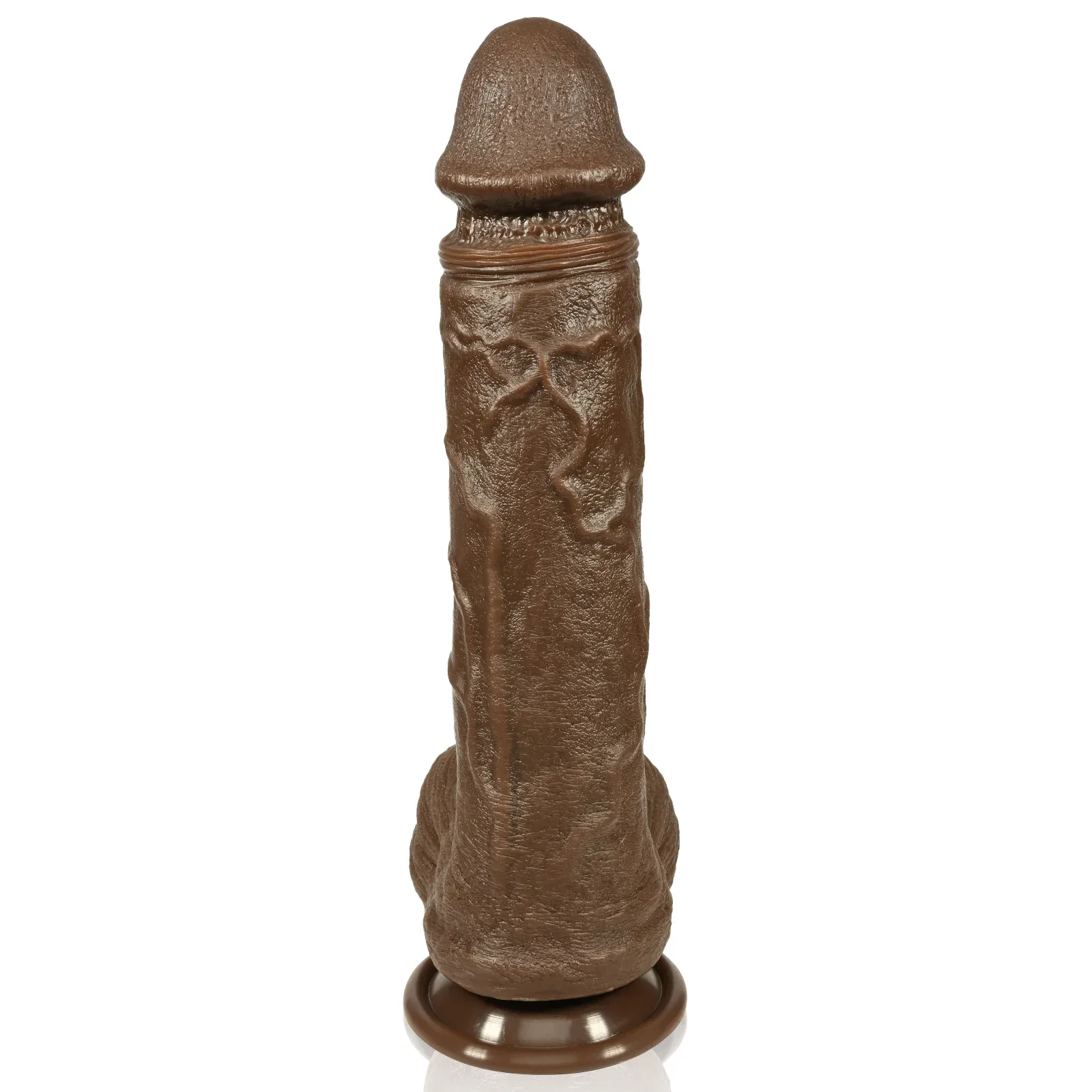 Garry 10 inch Huge Black Realistic Vibrating Dildo 