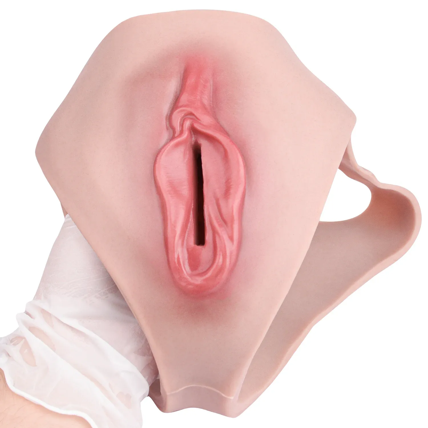 Luna Realistic Vagina Pants for Crossdresser, Medical Grade Silicone Hollow Transgender Panties
