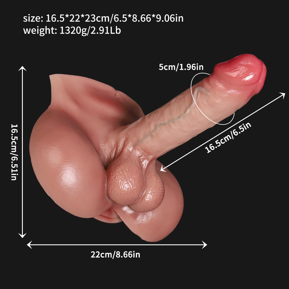 Samuel 6.5" x 2.0"  Realistic Dildo With Muscle-shaped Base