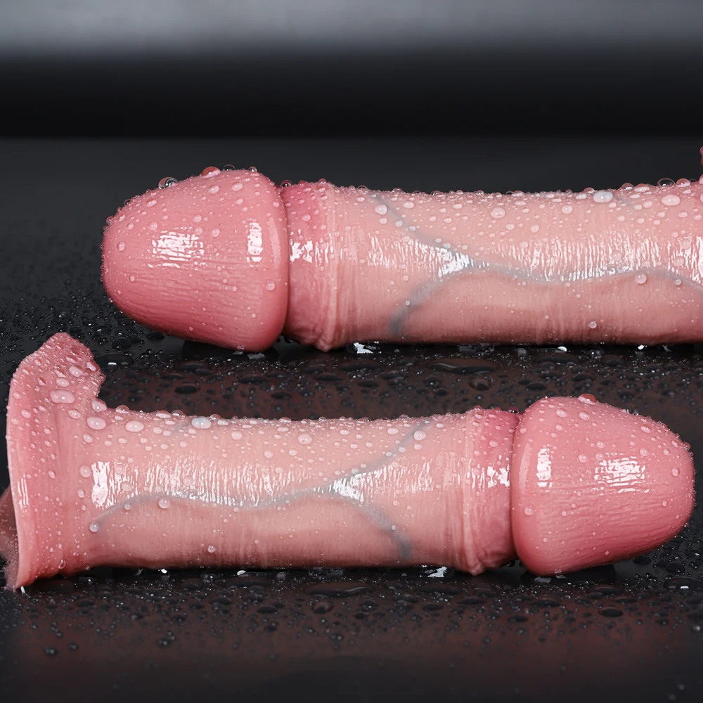 Duke 7“x1.65” Flesh Realistic Big Penis Extender Sleeve