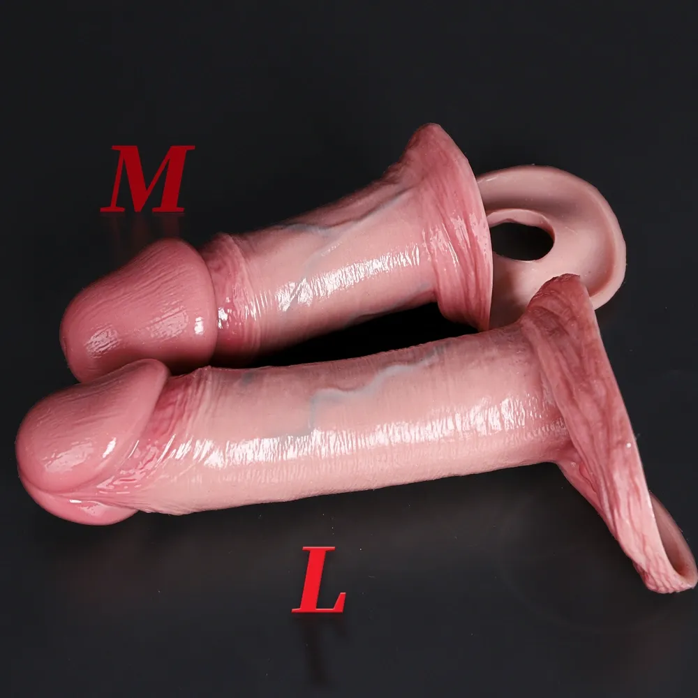 Duke 7“x1.65” Flesh Realistic Big Penis Extender Sleeve