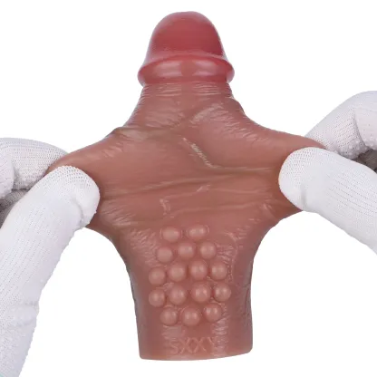 Leobotas 6.6“x1.7” Flesh Skin Realistic Penis Extender Sleeve