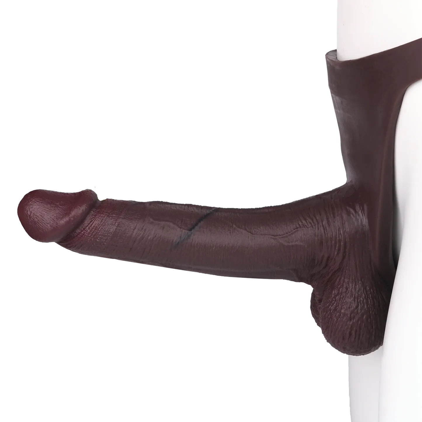 Sam 10" x 2.3" Super Huge Strap on Black Realistic Penis Extender