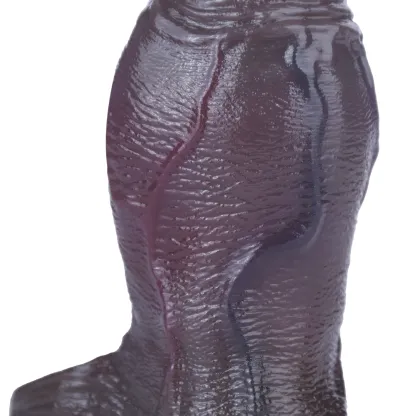 Felix 4.8"x2.2" Black Thick Fat Open Ended Penis Sleeve