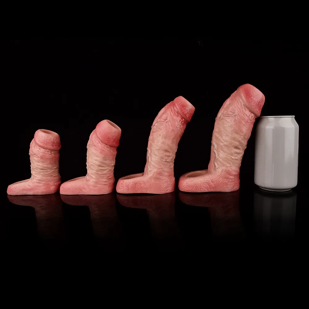 Ben 6.7” x 2.01” Soft Silicone Penis Girth Sleeve (S/M/L/XL)