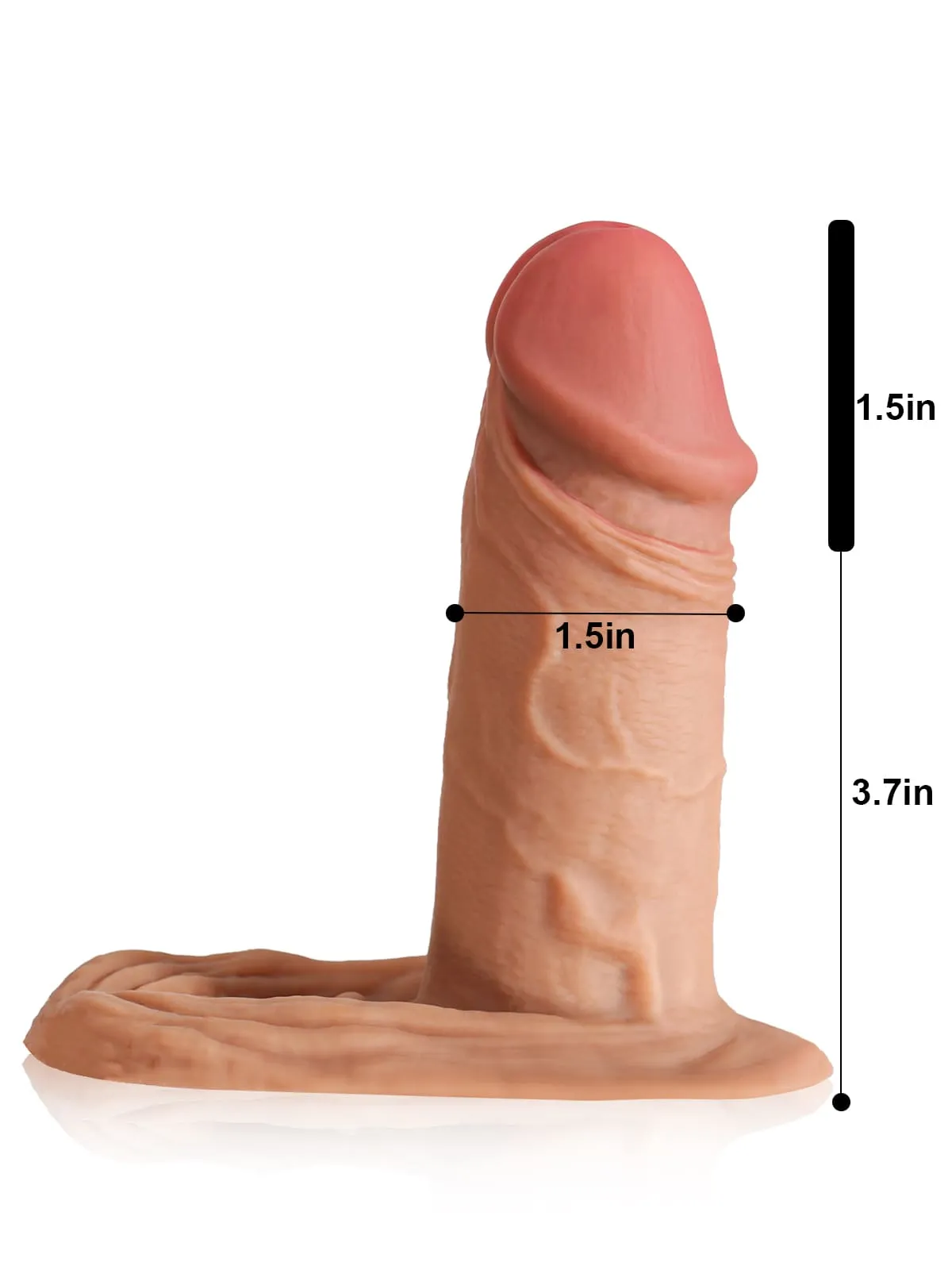 Leo 5.2" x 1.5" Small High Quality Realistic Penis Sleeve