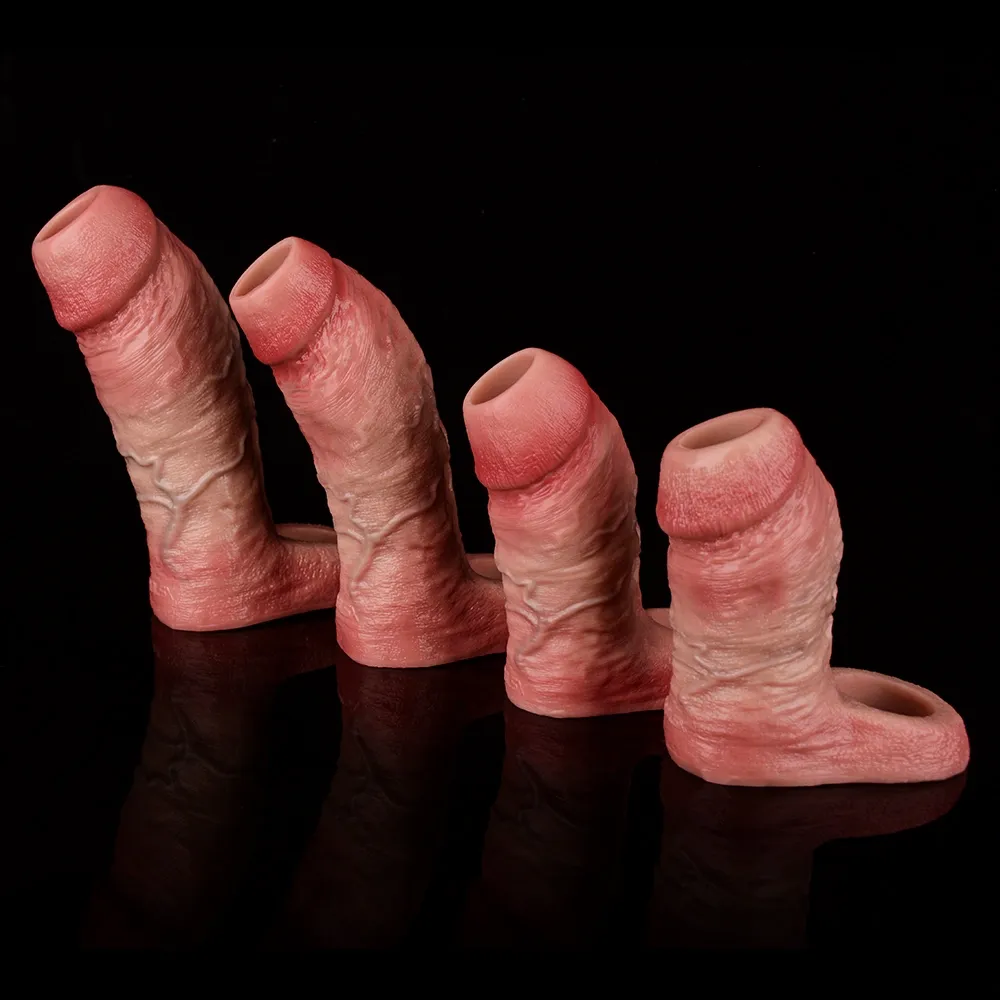 Ben 6.7” x 2.01” Soft Silicone Penis Girth Sleeve (S/M/L/XL)