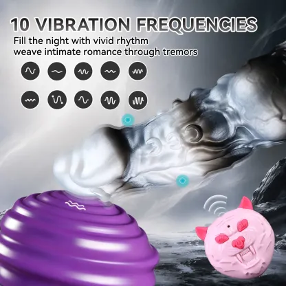 [Copy]Hashid 6.6"x1.6" Realistic Silicone Penis Sleeve with Remote Control & Adjustable Plugs