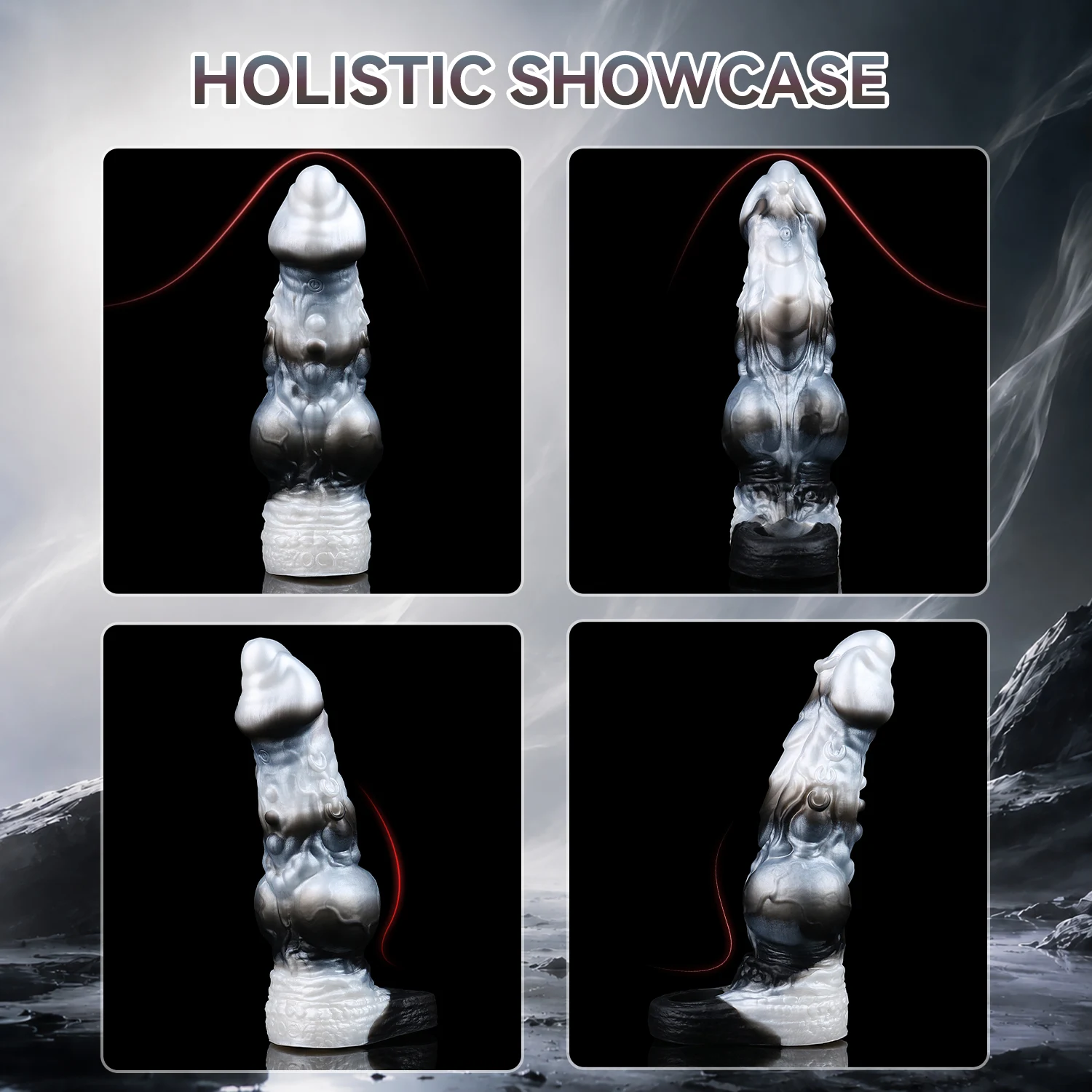 [Copy]Hashid 6.6"x1.6" Realistic Silicone Penis Sleeve with Remote Control & Adjustable Plugs