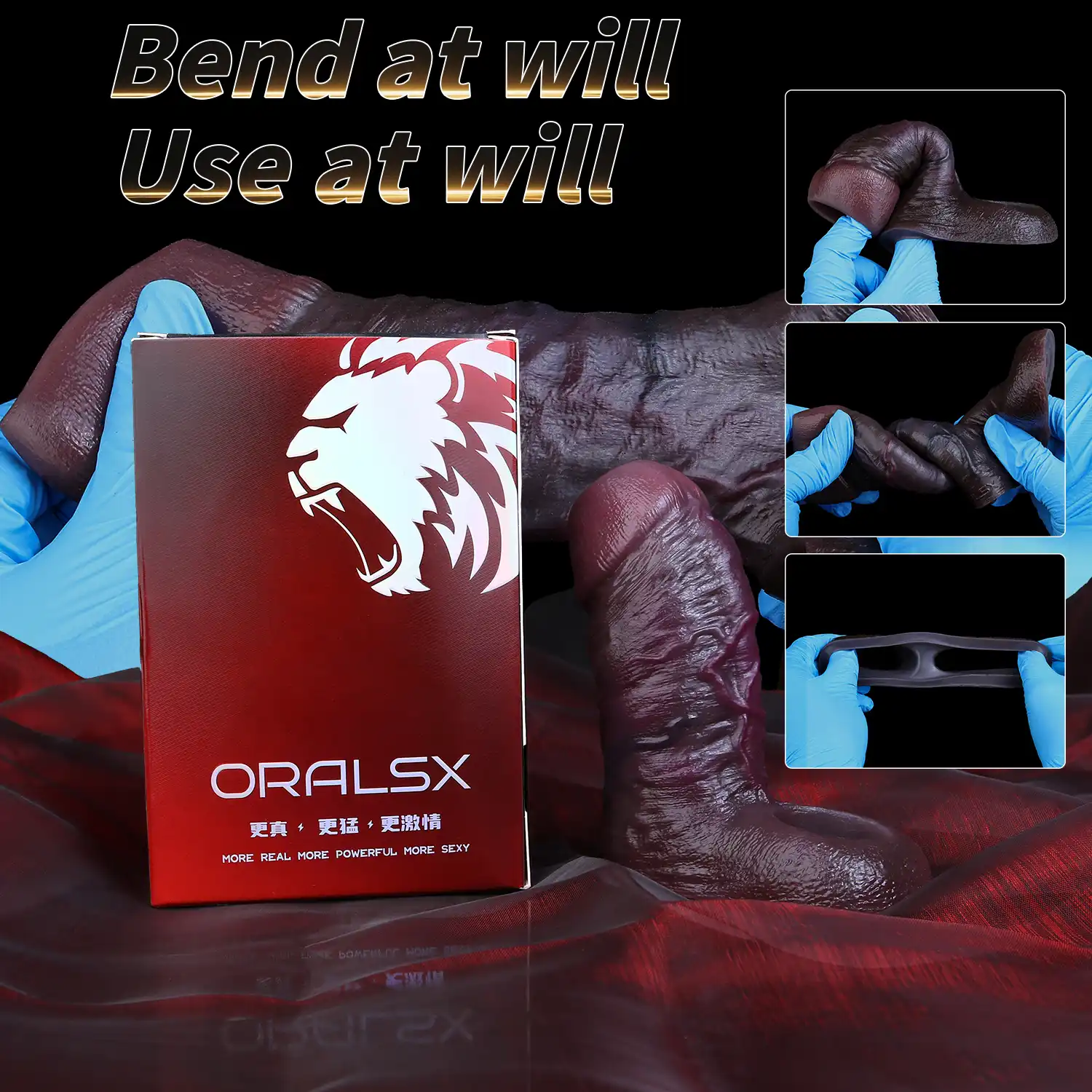 Jim 6.7“ x 2.2” Liquid Silicone Penis Girth Sleeve