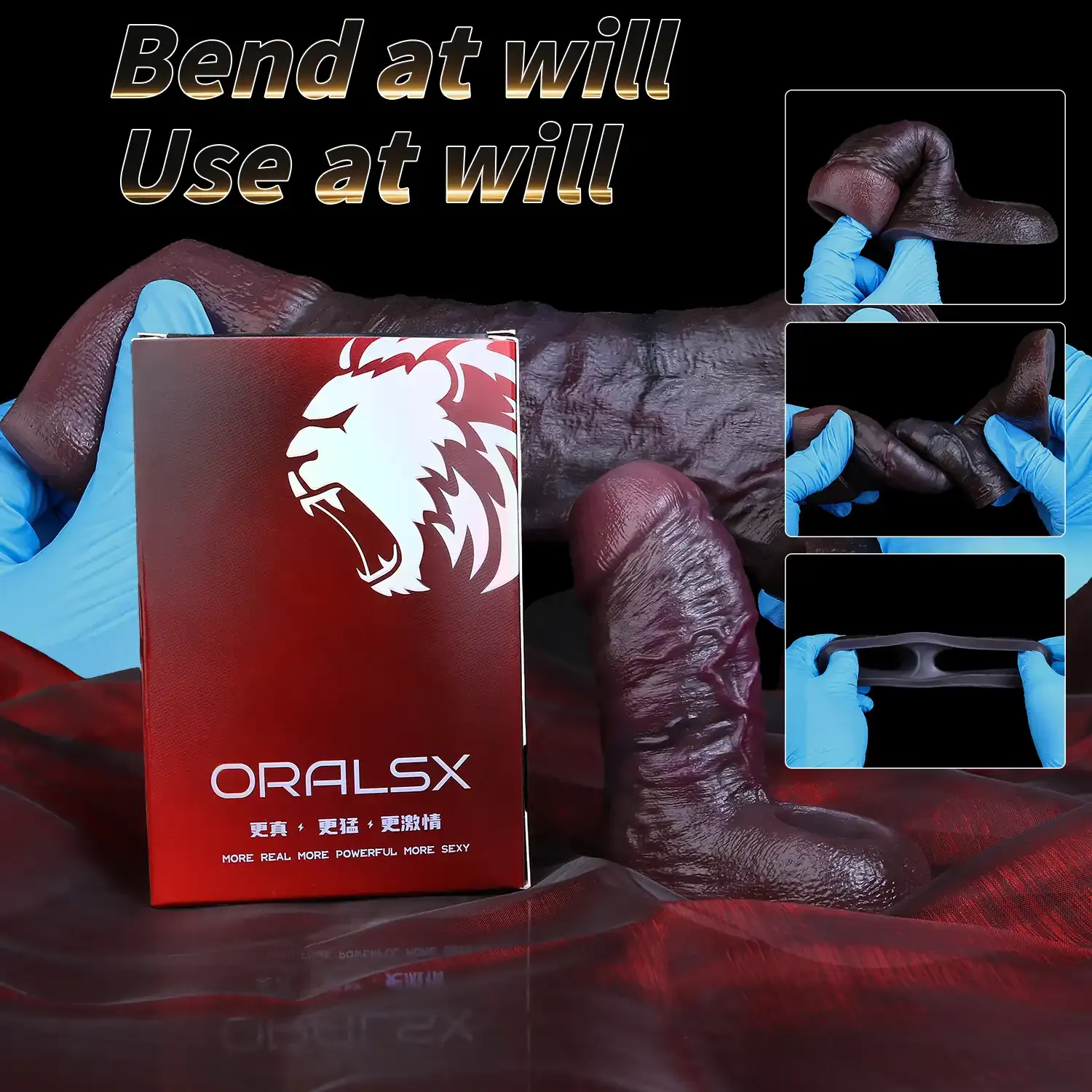 Jim 6.7“ x 2.2” Liquid Silicone Penis Girth Sleeve