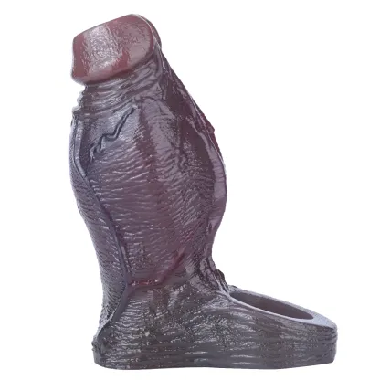 Felix 4.8"x2.2" Black Thick Fat Open Ended Penis Sleeve