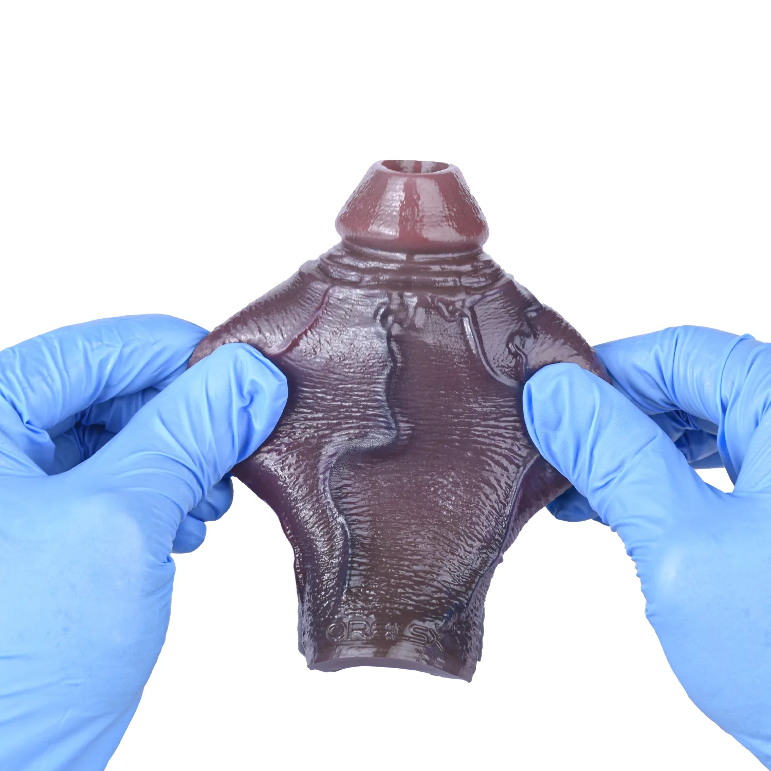 Felix 4.8"x2.2" Black Thick Fat Open Ended Penis Sleeve