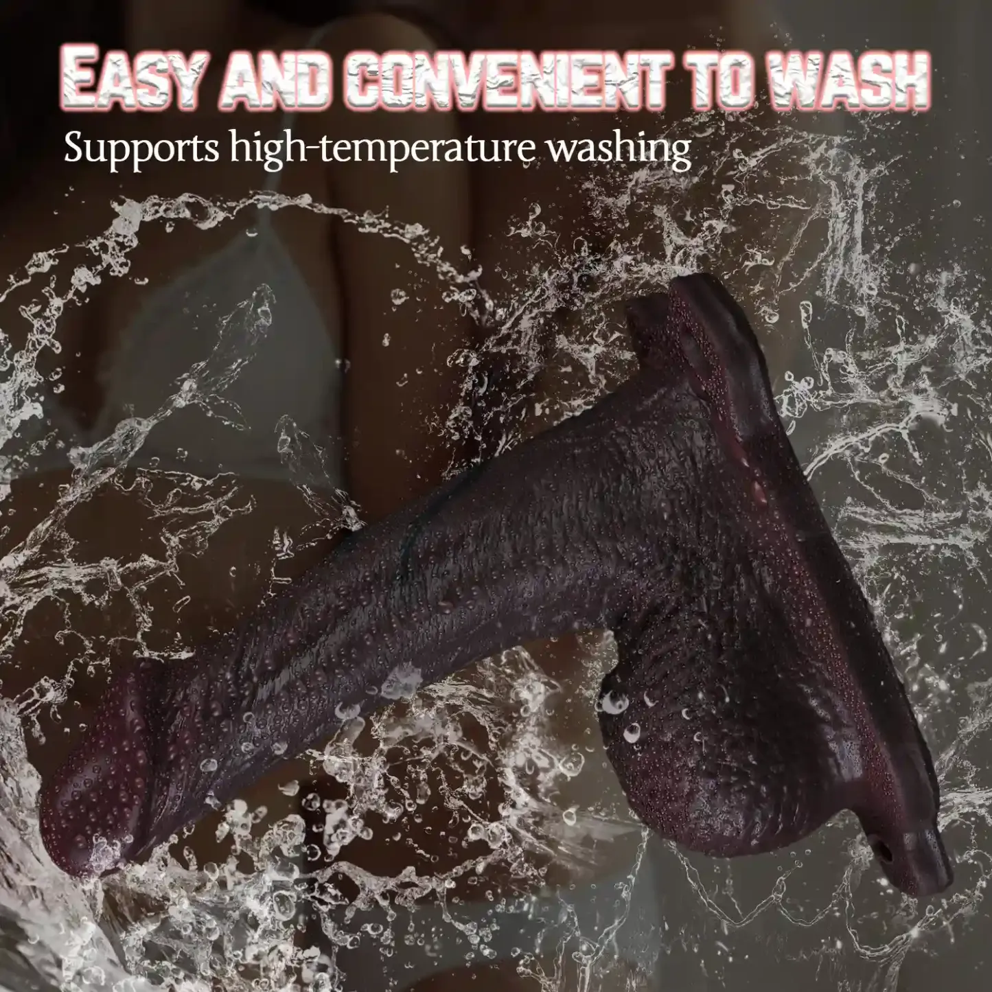 Dave 7.5" x 1.7" Strap on Realistic Brown Penis Sleeve