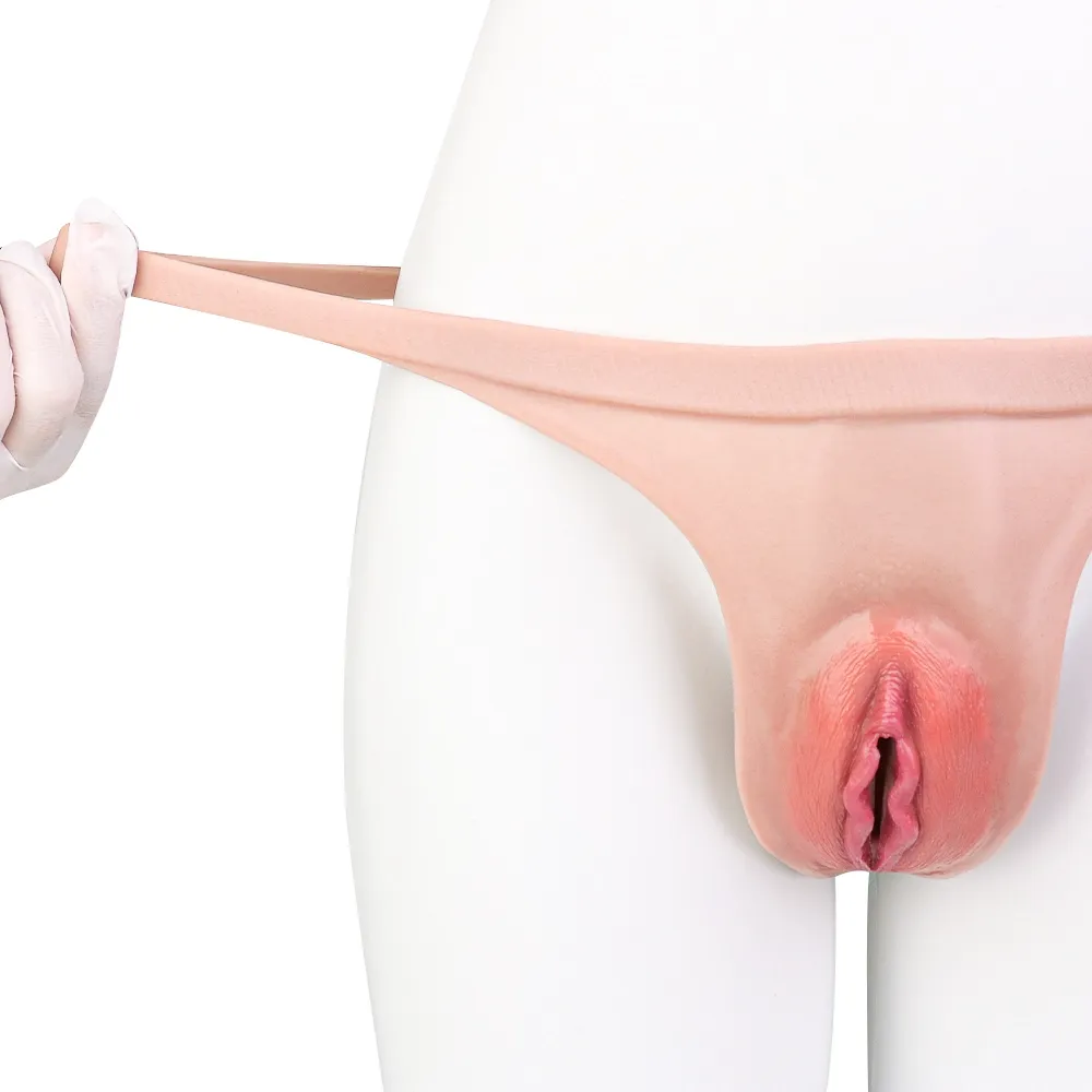 Lily Soft Silicone Realistic Vagina Panty Thong – Discreet Crossdresser Wear