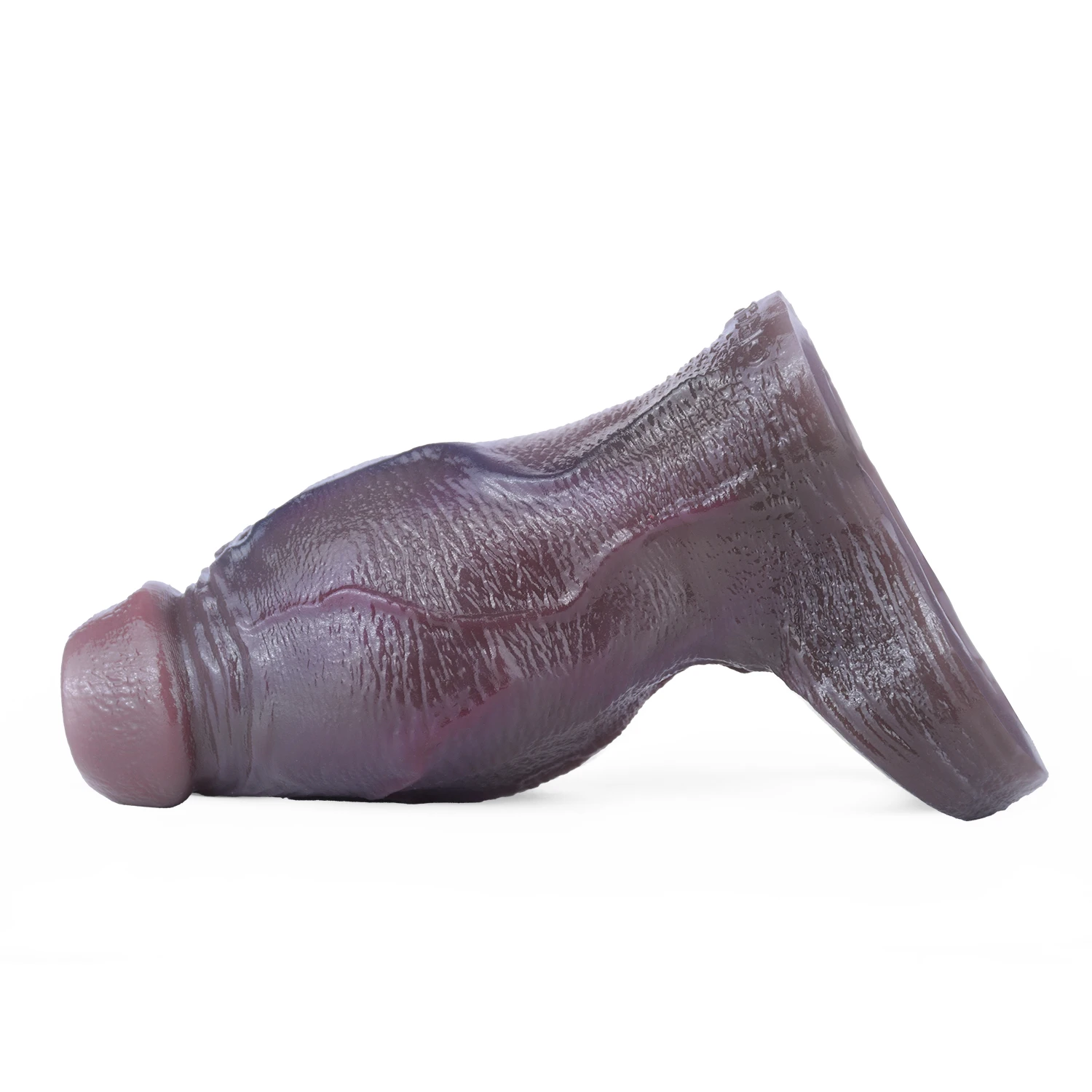 Felix 4.8"x2.2" Black Thick Fat Open Ended Penis Sleeve