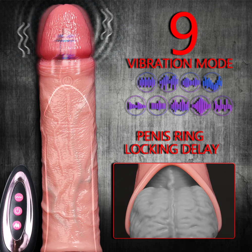 Brandon 7.7"× 1.6" Flesh Tone Realistic Electric Penis Sleeve