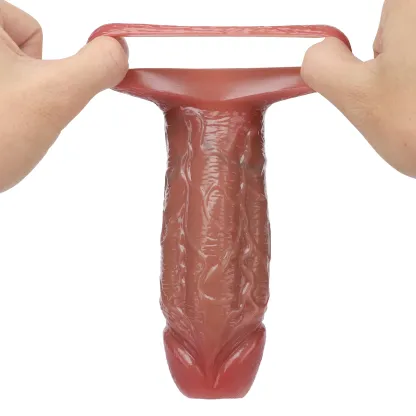 Chase 6" x 2" Flesh-Tone Open-End Penis Girth Sleeve