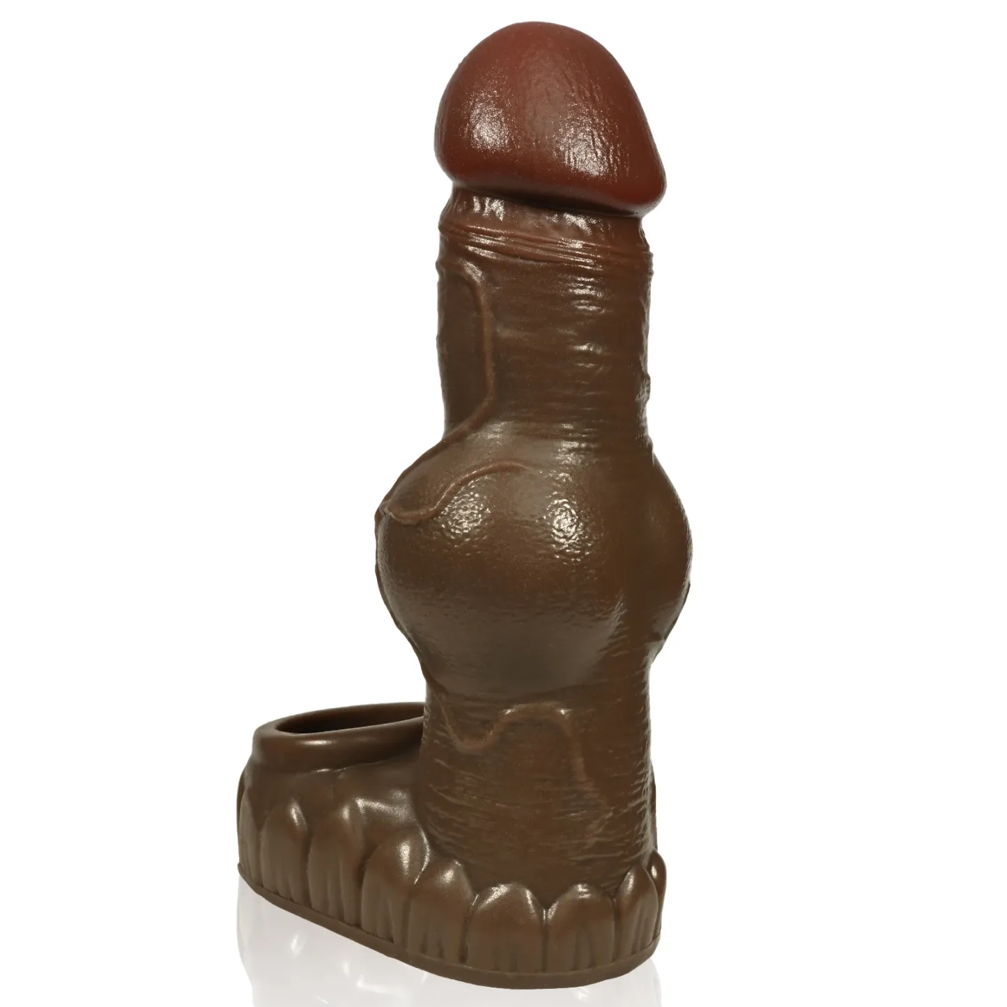 Connor 6.1"x1.8" Silicone Fantasy Cock Sleeve With Stimulation Balls