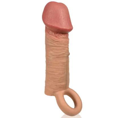Dylan 6.5" x 1.85" Big Glans Flesh Realistic Penis Extender Sleeve