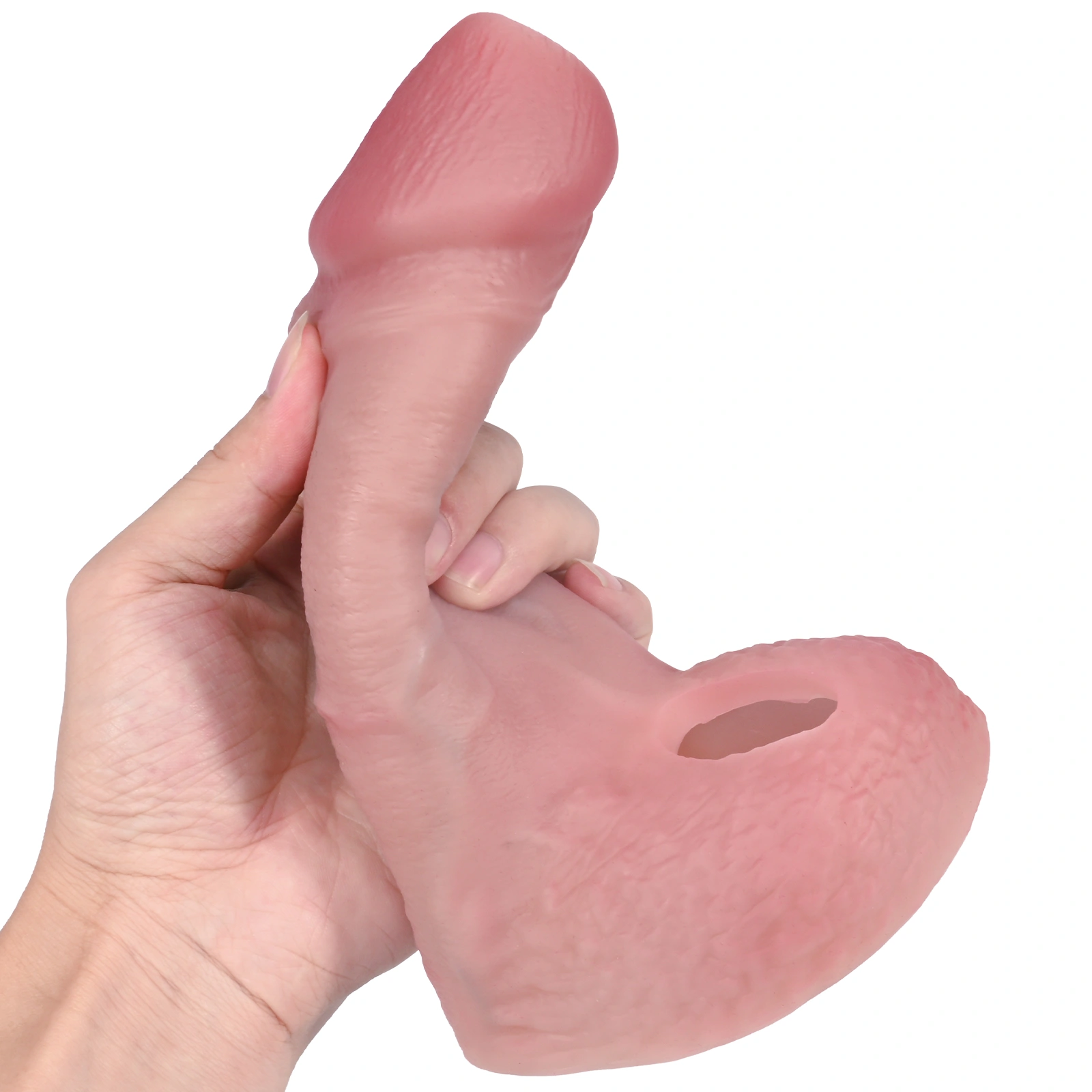 Dylan 7.7" x 2" Pink Realistic Penis Sleeve – Girth Enhancer