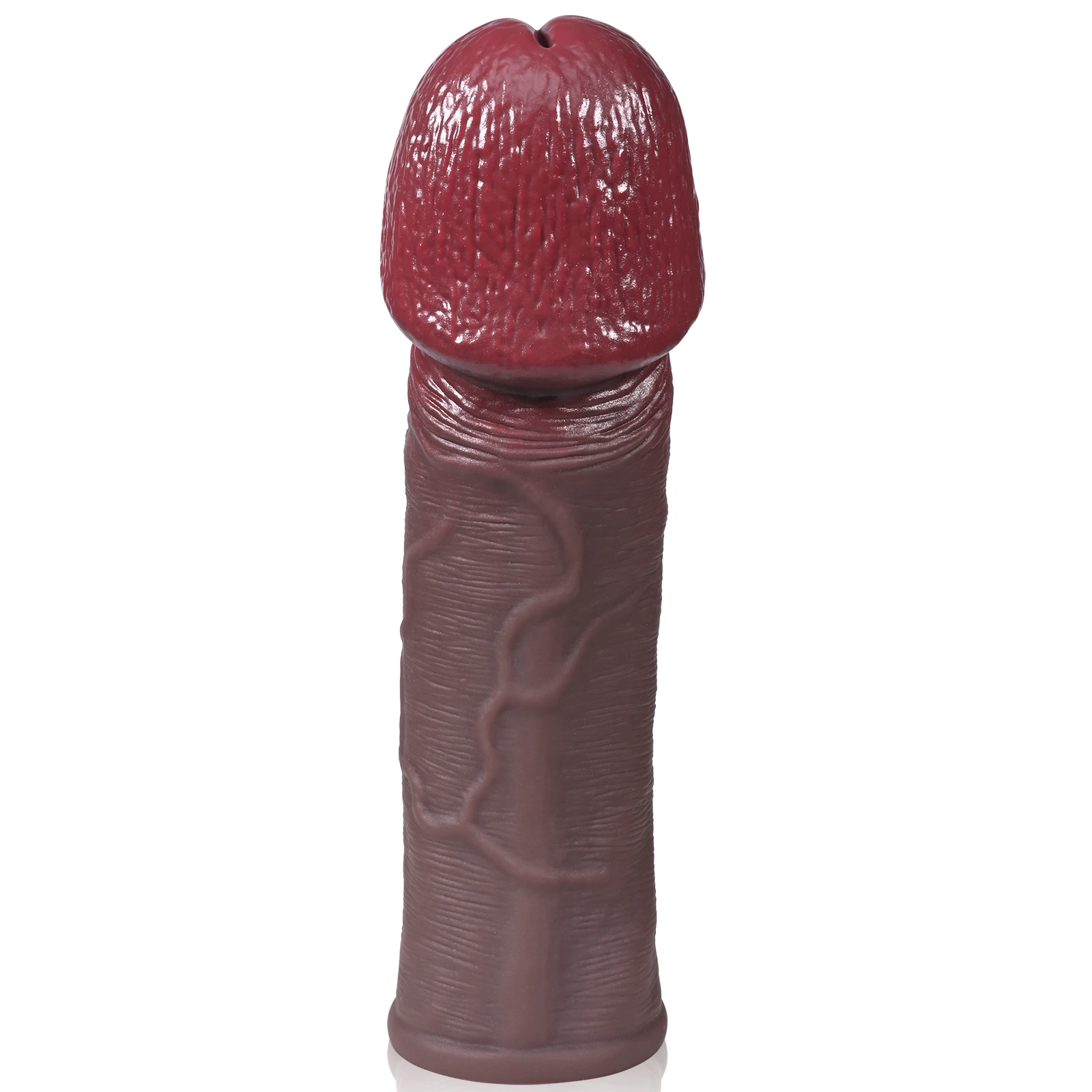 Ethan 6.6"x1.6" Realistic Penis Sleeve Soft Silicone Male Enlargement Toy