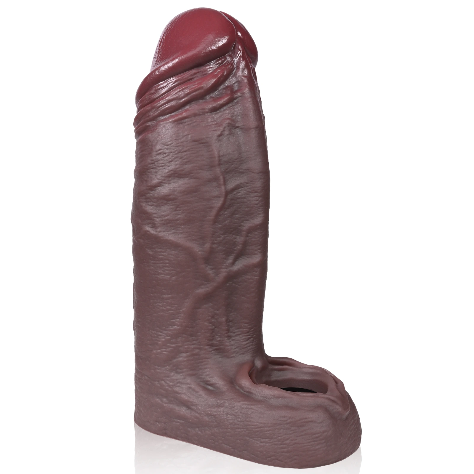 Gavin 5.9"x2.1" Skin-Safe Silicone Realistic Cock Sleeve Male Delay Enhancer
