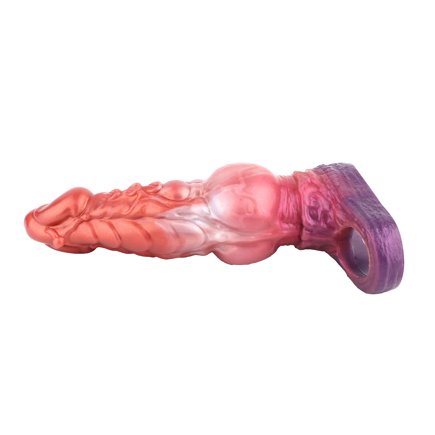 Nicholas 9.8" x 3.1" Purple Moutain Dragon Penis Enlargement Sleeve With 3 Size