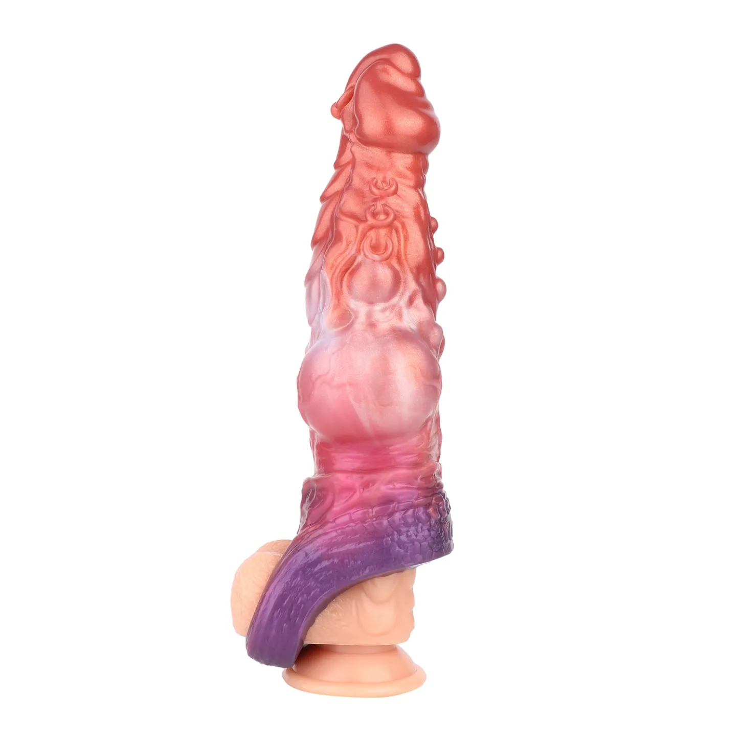 Nicholas 9.8" x 3.1" Purple Moutain Dragon Penis Enlargement Sleeve With 3 Size