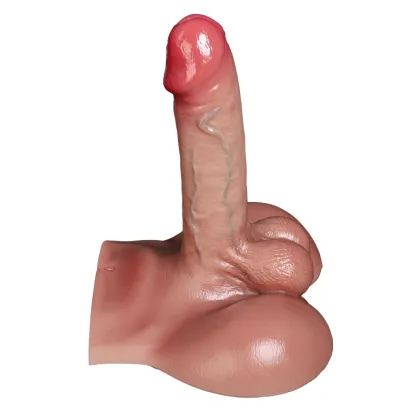 Samuel 6.5" x 2.0"  Realistic Dildo With Muscle-shaped Base